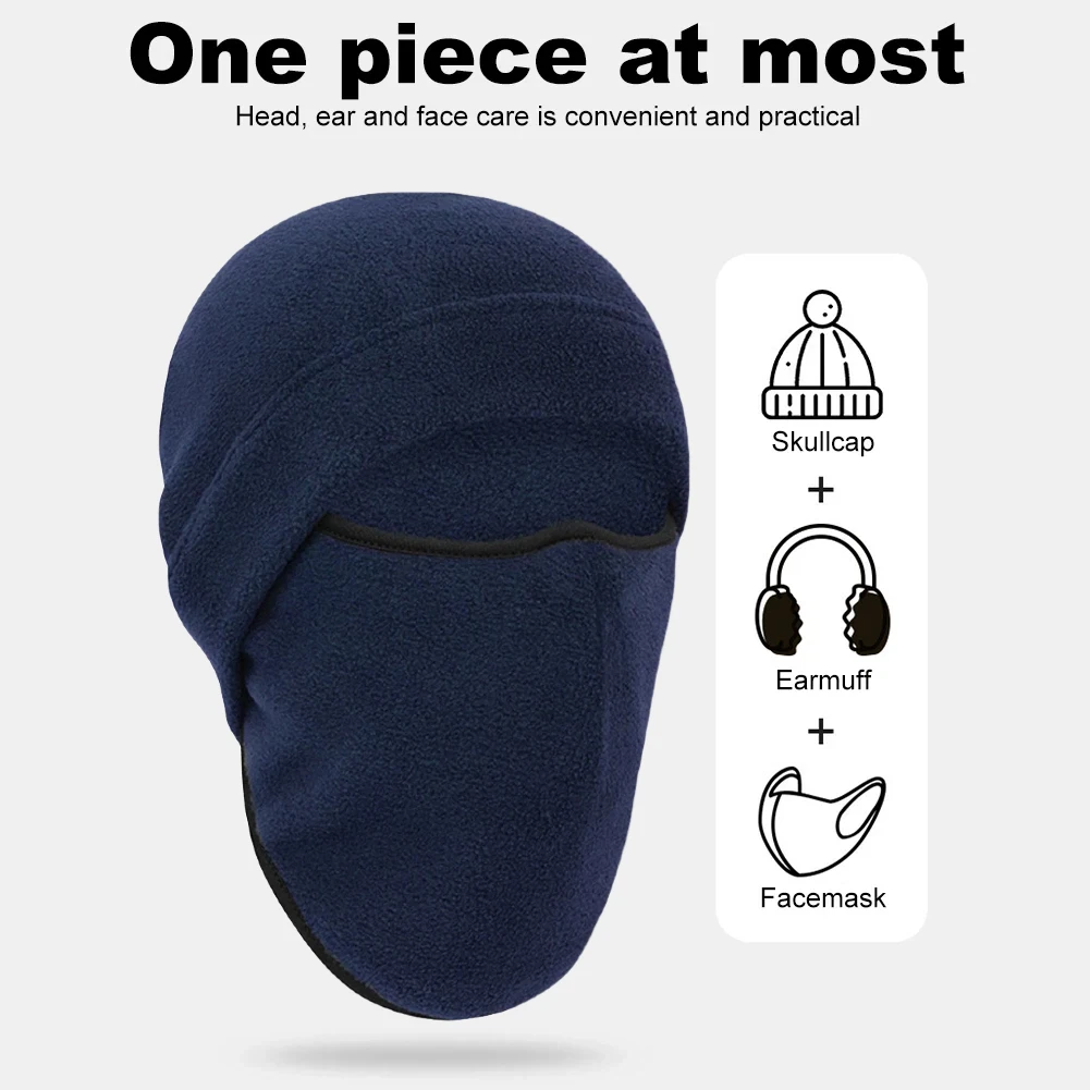 قناع التزلج بالاكلافا الحراري المقاوم للرياح، بطانة خوذة الدراجة النارية لركوب الدراجات، والرياضات الخارجية، وغطاء وجه للجنسين للطقس البارد