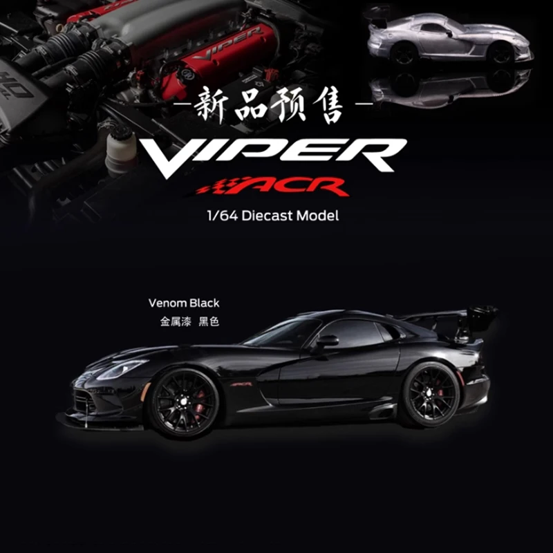 Hone Model Diecast Maßstab 1:64 Viper Mk3 ACR Limited Edition Legierung Automodell Statische Anzeige Sammlung Junge Geschenk Spielzeug Dekoration