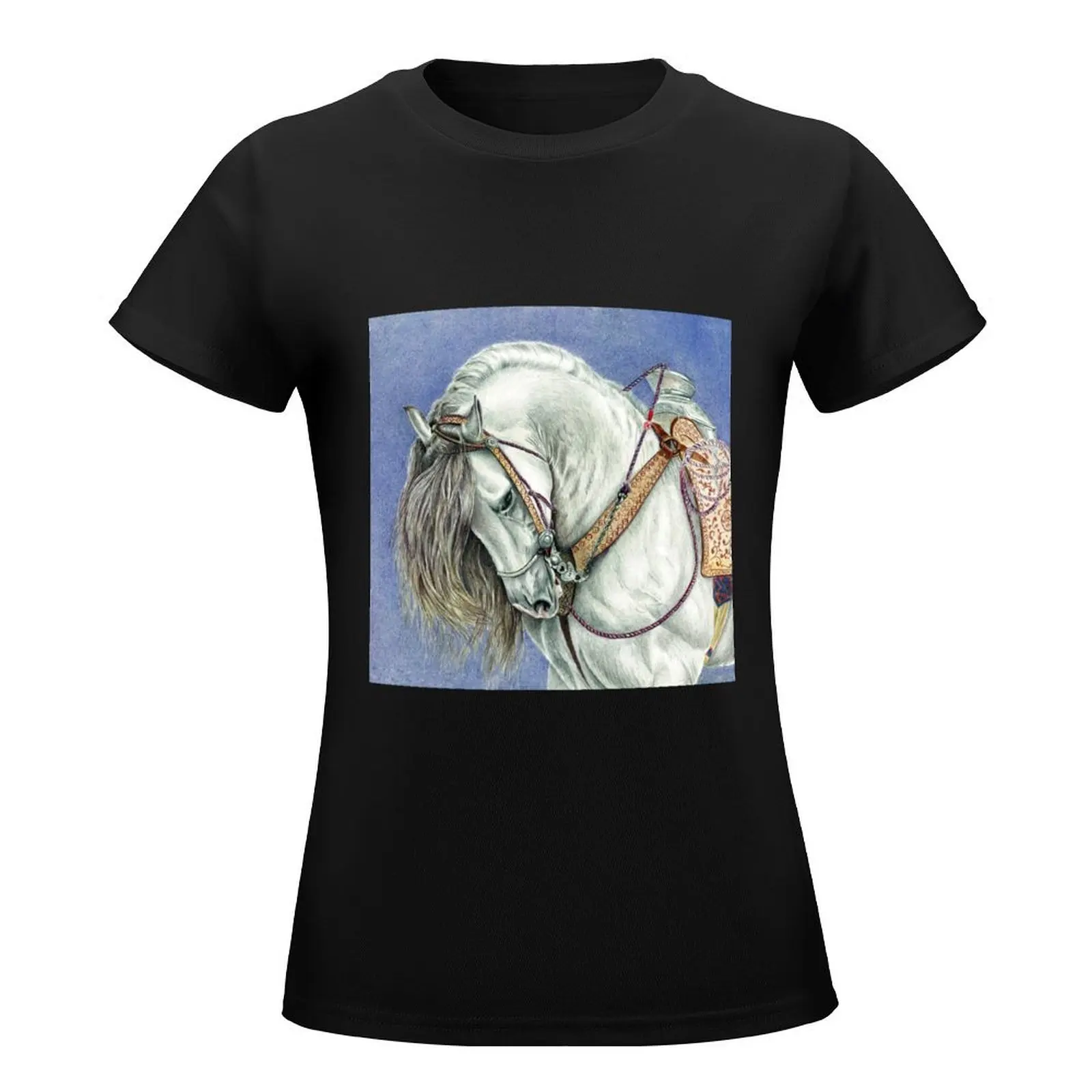 Melancholy T-Shirt animal print shirt for girls anime clothes plus size tops Blouse white t-shirt dress for Women sexy