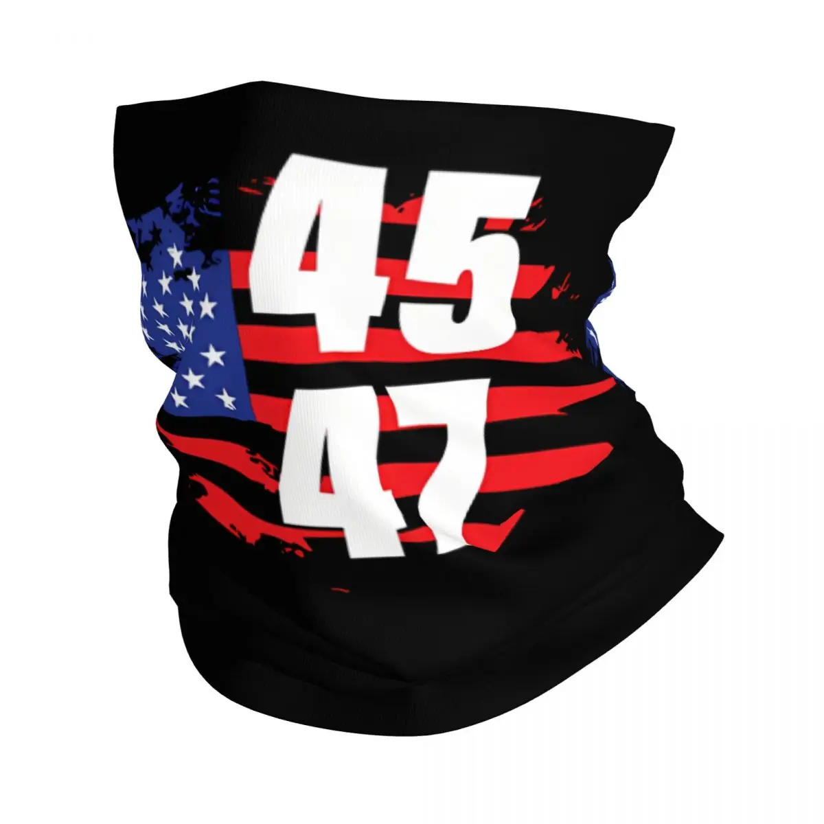 45 47 Trump President Trump Bandana Neck Cover Printed Motocross Wrap Scarf Balaclava Riding Unisex Adult Winter