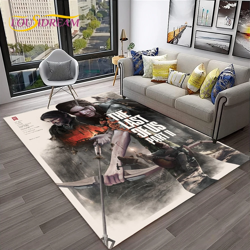 The Last of Us Horror Game Pedro TV Carpet Rug for Home Living Room Bedroom Sofa Doormat Decor,kids Area Rug Non-slip Floor Mat