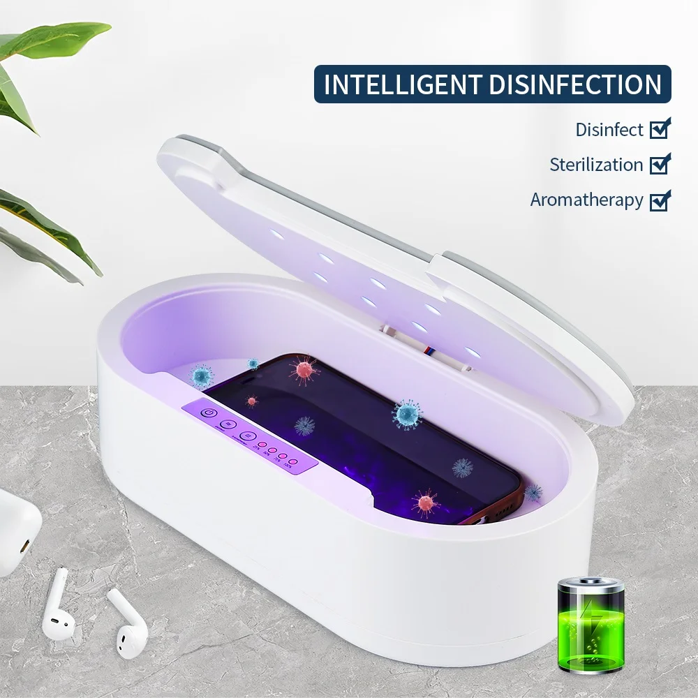 UV Nail Manicure Make up Tool Sterilizer Disinfection Box Ultraviolet Light Disinfection Aromatherapy Device For Jewelry Glasses