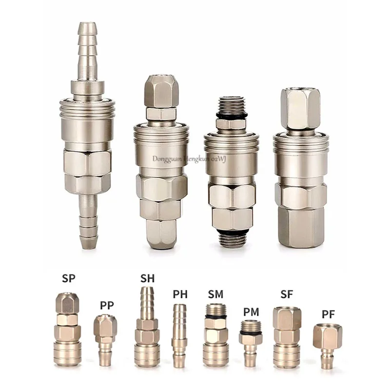 C-type Self-locking Pneumatic Quick Connector SP PP SM PM SH PH SF PF 20 30 40 Air PU Hose High Pressure Compressor Tool