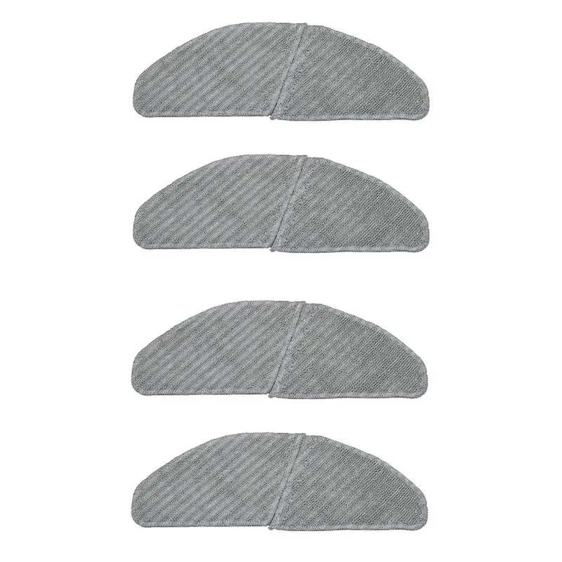 

4 шт. сменные полиэстеровые салфетки для робота-пылесоса Midea S8+ M7 Pro