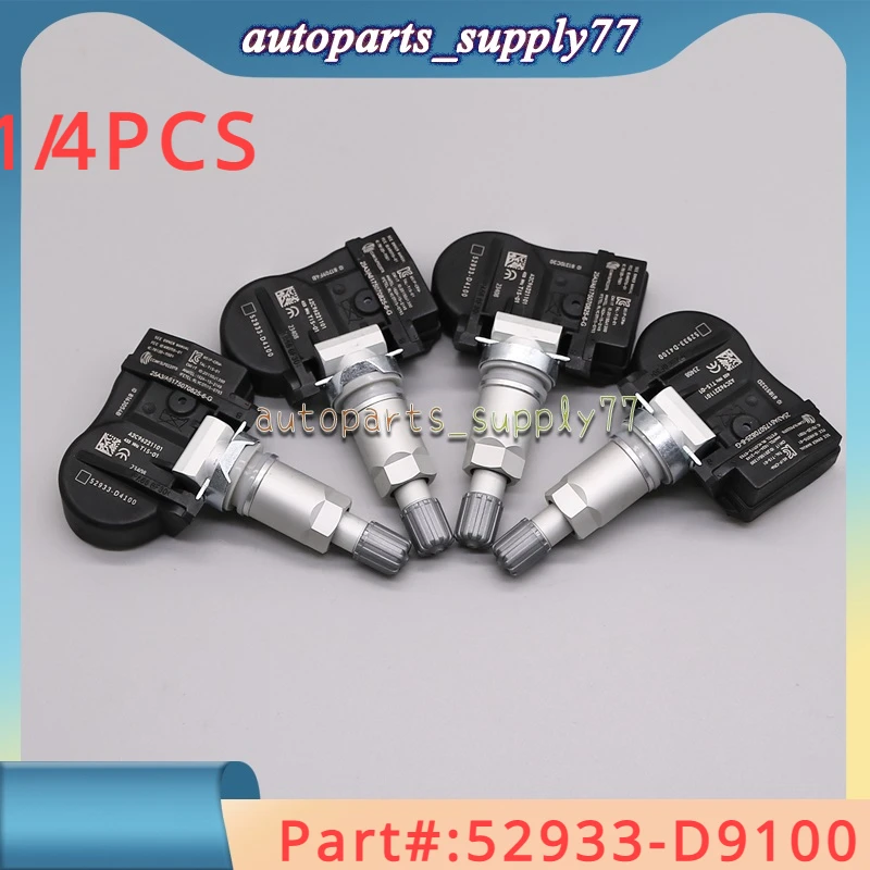 1/4PCS Tire Pressure Sensor New TPMS For Kia Sportage 2019 2020 2021 OPTIMA For HYUNDAI ELANTRA 52933D9100 52933-D9100 433Mhz