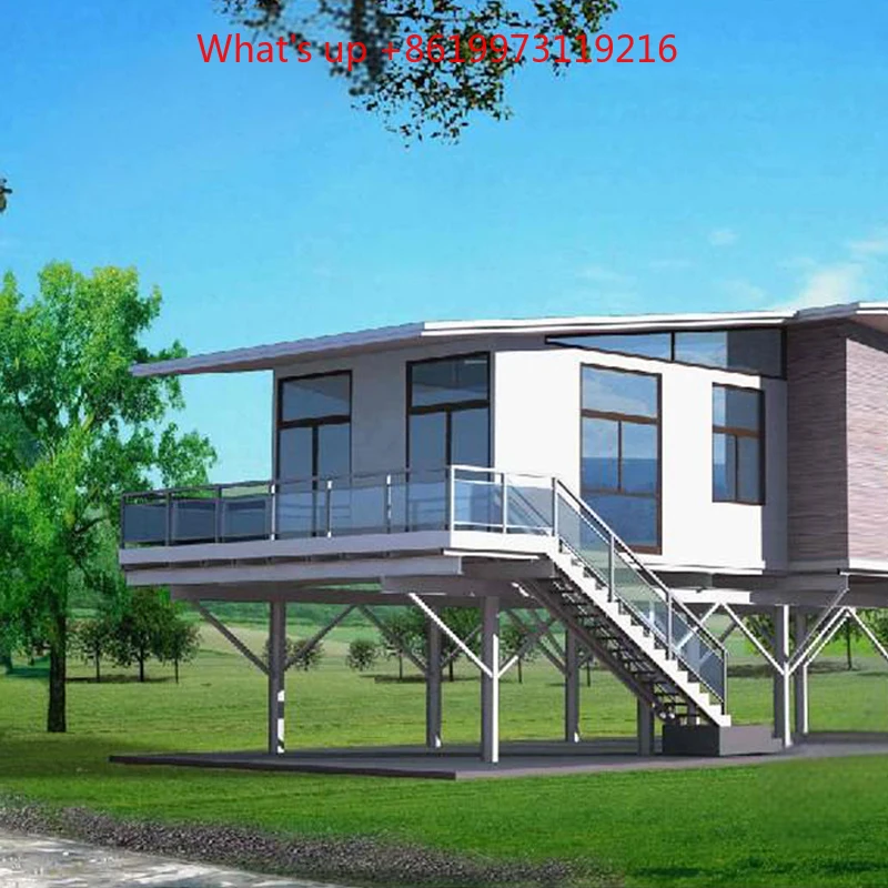 2026 Professional Customizable Eco-Friendly Modern Waterproof Prefab Mobile Container House Light Steel Structure Villa Homestay