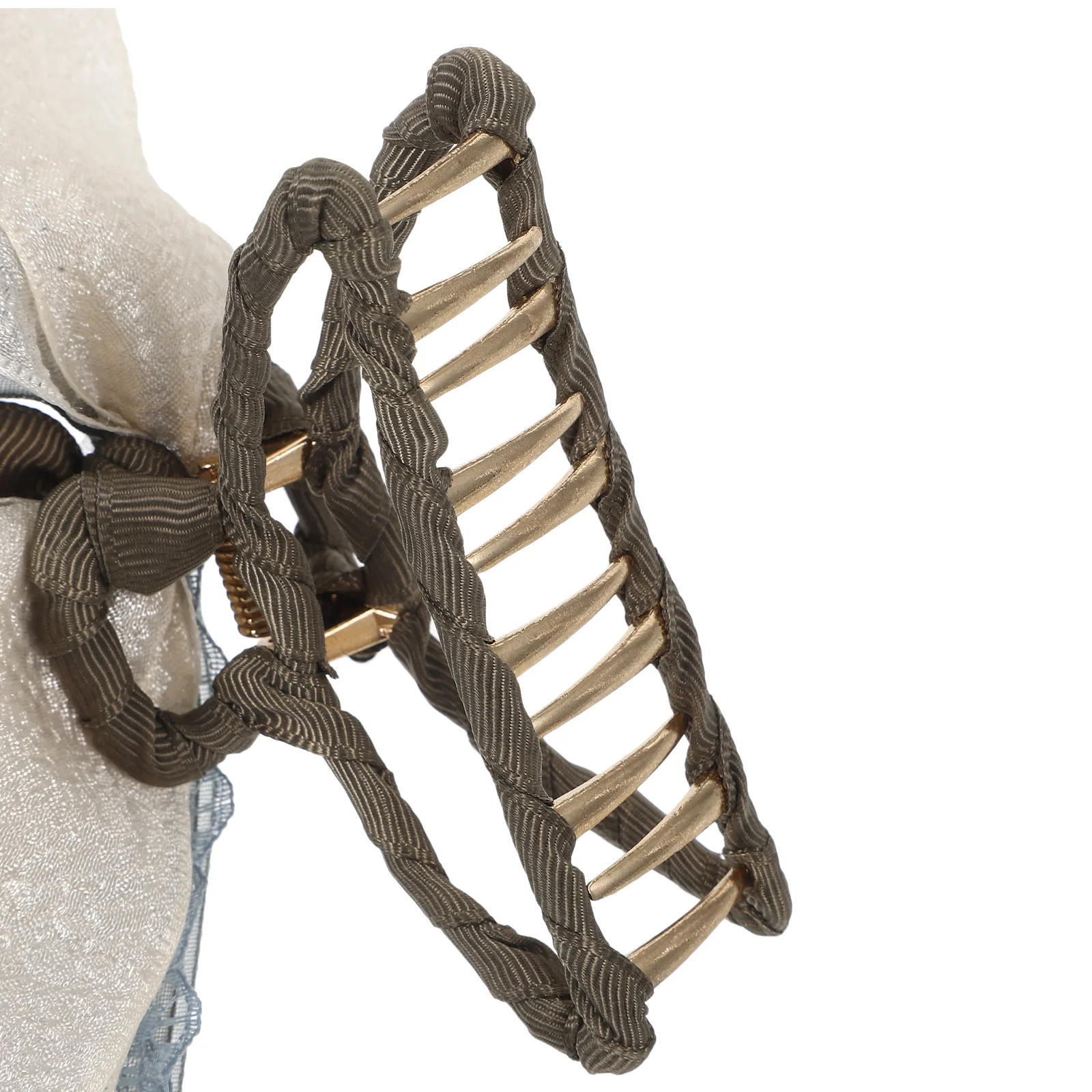 

Sleek Girl Hair Bow Clip Lace Streamer Barrette Lightweight Claw Fashion Accessory for Women Girls Hair Clips Bow Hairpin