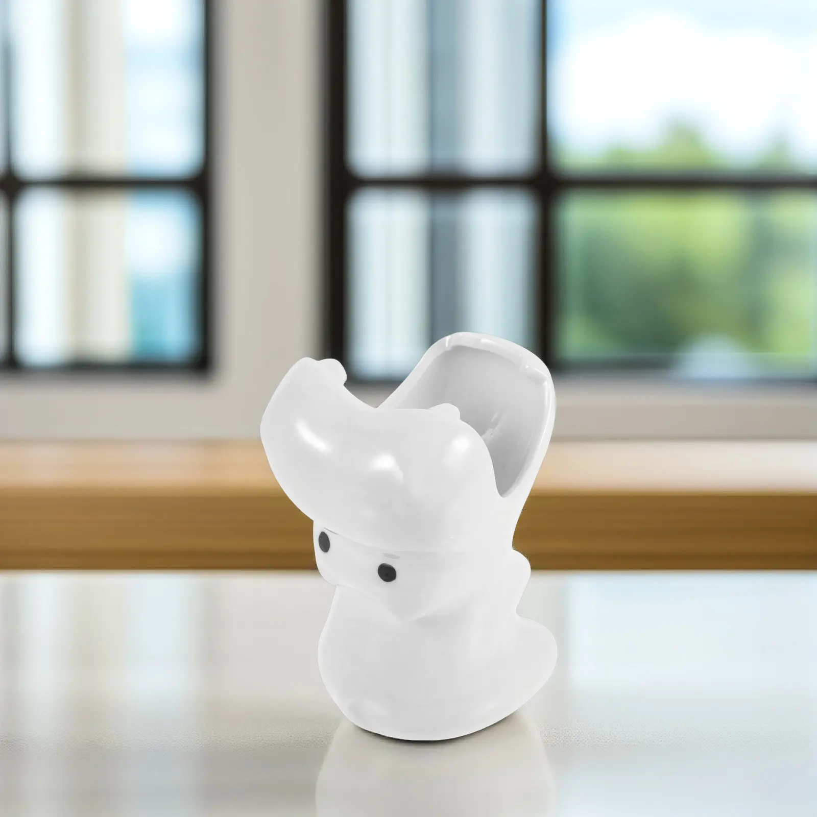 

Lovely Handmade Ceramic Animal Flower Pot Unique Hippo Shape for Succulents and Cacti Cute Mini Planter for Indoor Decor