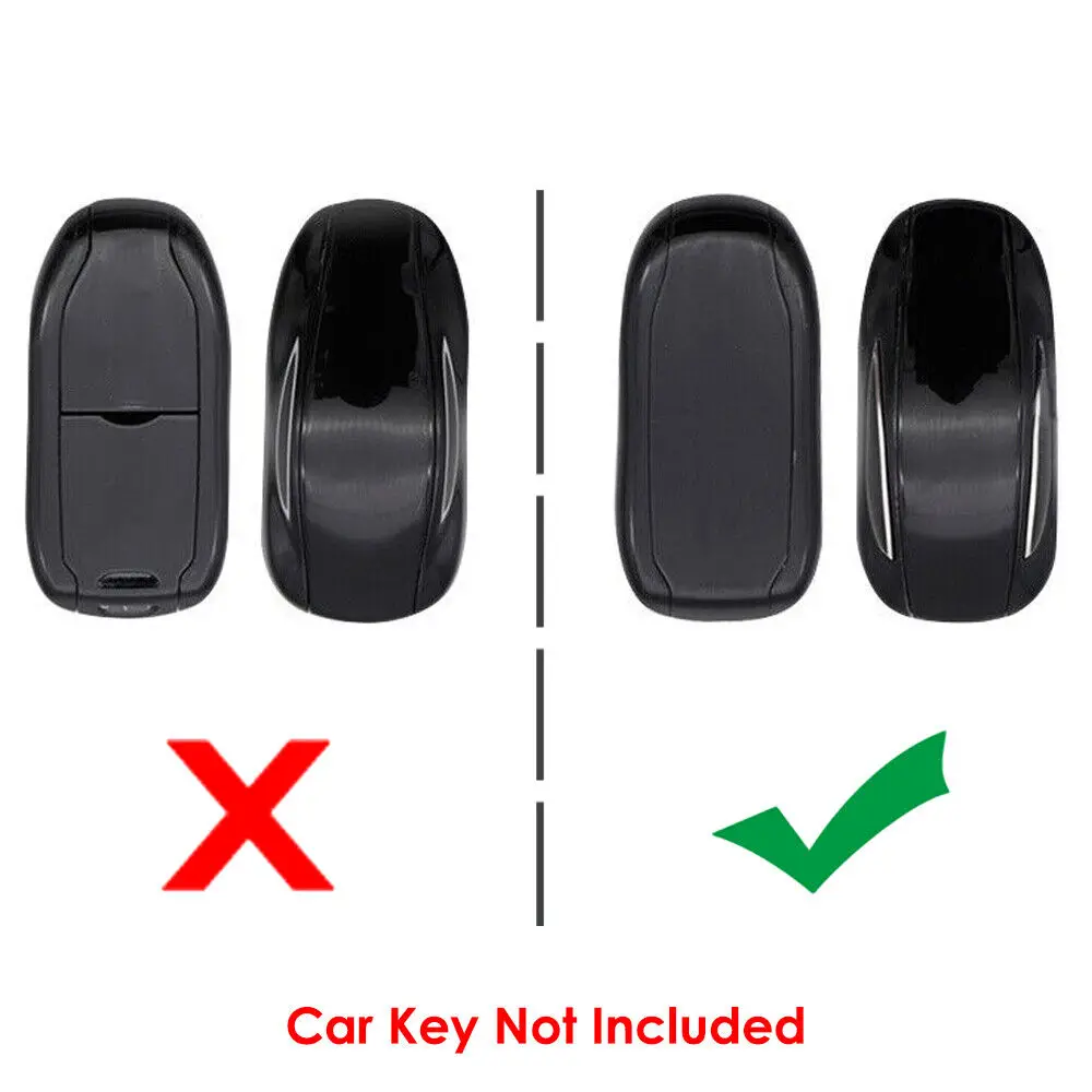 KEYECU Replacement Keyless Smart Remote Car Key Shell Case Cover fits For Tesla Model X 2016-2023