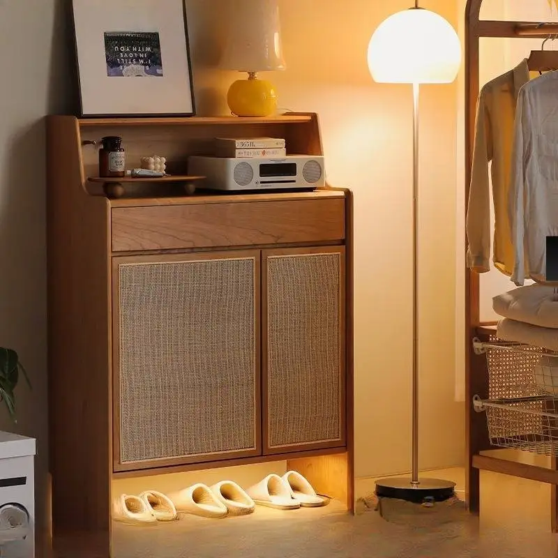 Design Dustproof Shoe Cabinet Cupboard Japanese Compartment Slim Shoe Cabinet Shelf Apartments Porte Chaussures Home Furniture