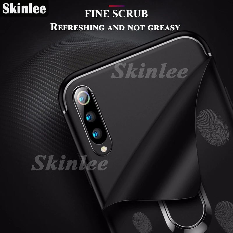 Skinlee For ZTE Blade V40 Pro Case Full Protection Silicone Matte Cover With Ring For ZTE Blade V40 Vita Shockproof Case