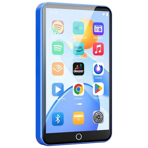 Imagen 1 del producto Reproductor de MP3 de 80 GB (16 GB + 64 GB) con Bluetooth y WiFi, reproductores de MP3 y MP4 Android con pantalla táctil y altavoz de 4"", Spotify de 2000 mAh