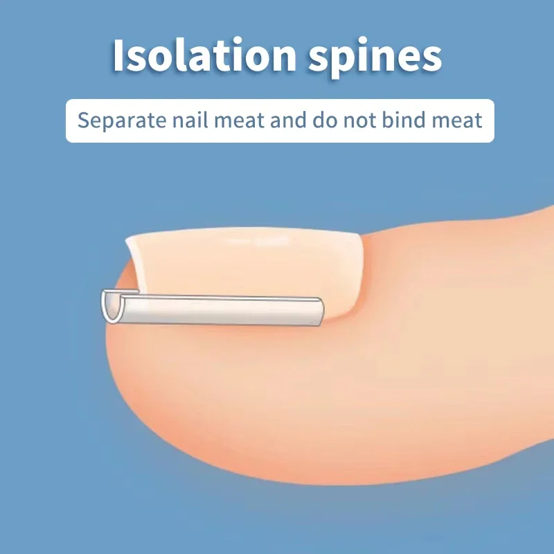50 قطعة التصحيح المرن ملصق باديكير أداة نام أظافر تصحيح أداة نام تو مسمار العلاج استقامة كليب هدفين