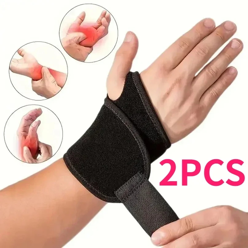Adjustable Wrist Brace Protection for Women & Men Wrap Strap Hand Carpal  Fitness Suitable Both Right Left Hand