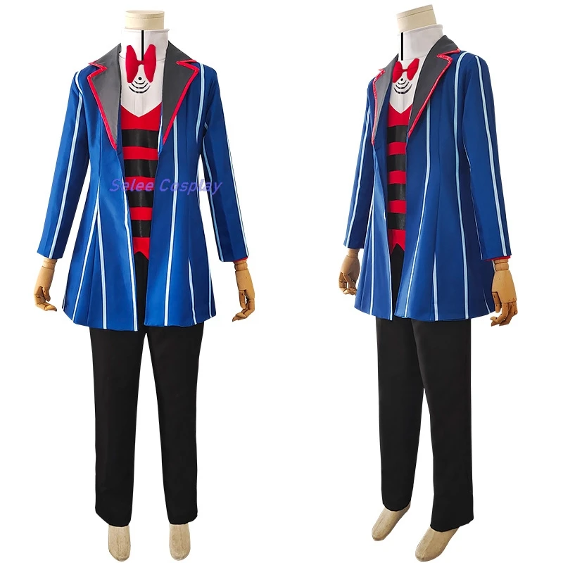 Anime Mr. Vox Hassbin Cappello cosplay personalizzato Abiti Voxy Uniforme Hotel Unisex Festa di Halloween Uomo