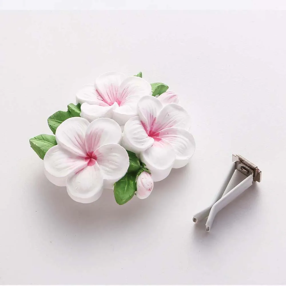 زينة عطرية للسيارة على شكل زهرة البيض توليب عطر مع عطر كولونيا 5 مل يستخدم لسيارات تويوتا ومرسيدس بنز وبي إم دبليو