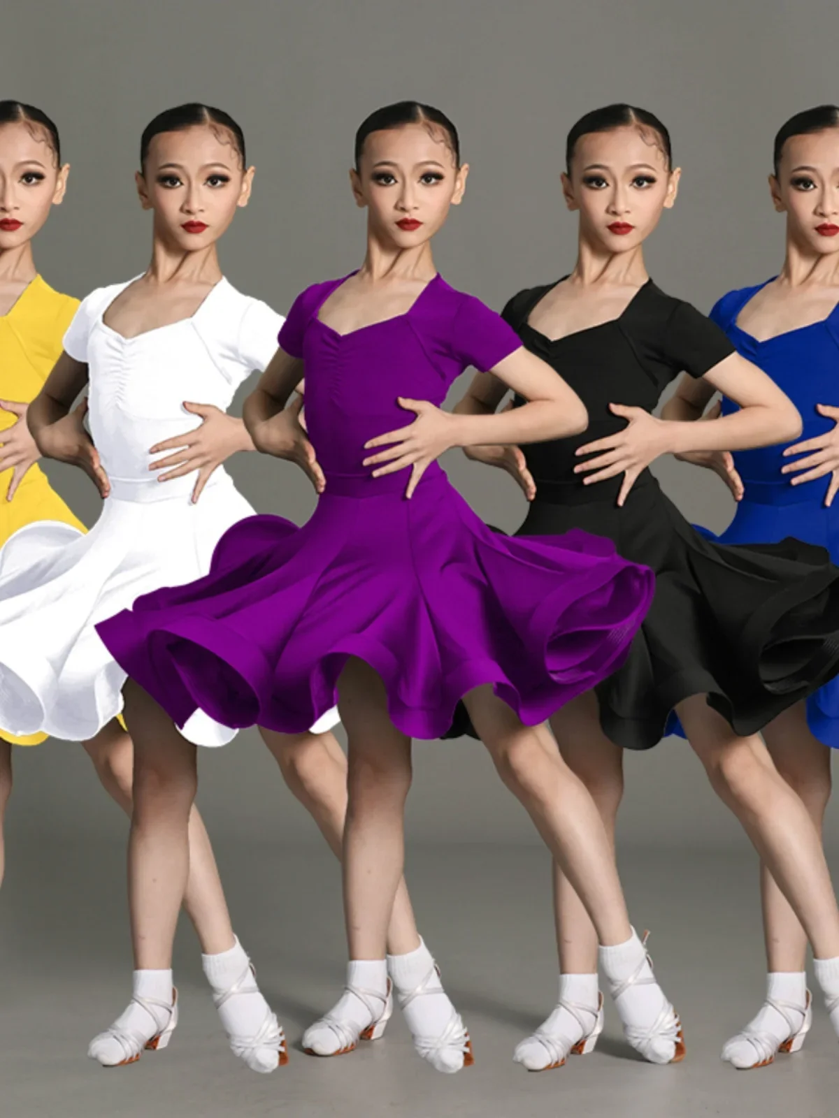 2025girl's Latin Dance Competition Uniform Advanced Performance Practice Set Professional Standard Competition Regulations Class