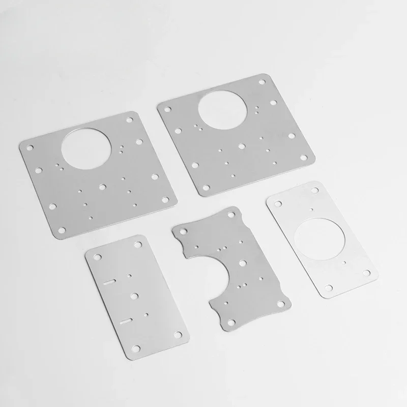 Stainless Steel Hinge Repair Piece Cabinet Door Hinge Hole Repair Fixing Plate Installation Gasket Hinge