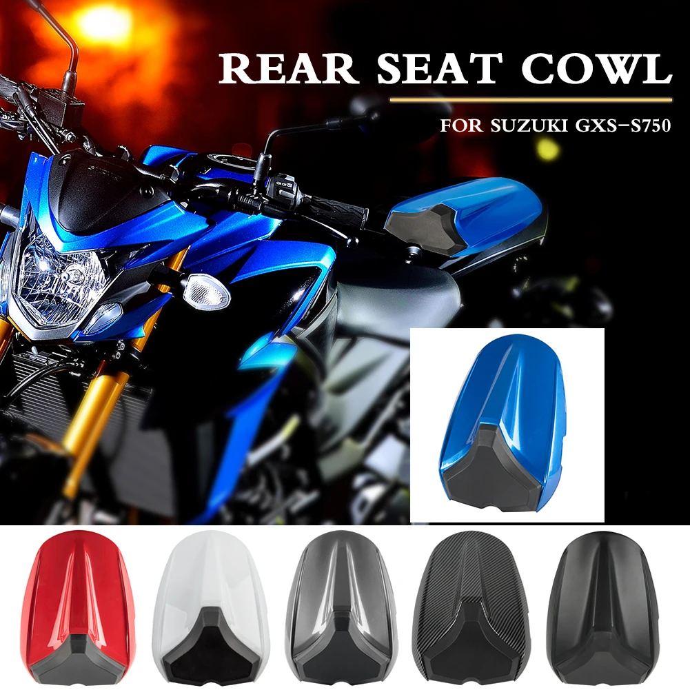 

GSXS750 GSX-S750 2017-2022 Motorbike Seat Cover Rear Passenger Cowl Pillion Fairing For Suzuki GSX-S GSXS 750 750Z ABS 2018-2023