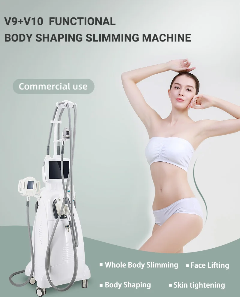 Professionele vacuüm V10 V9 Vela Cavitatie Machine Afslankmachine Vacuüm Roller Vela Body Slim Shape Machine