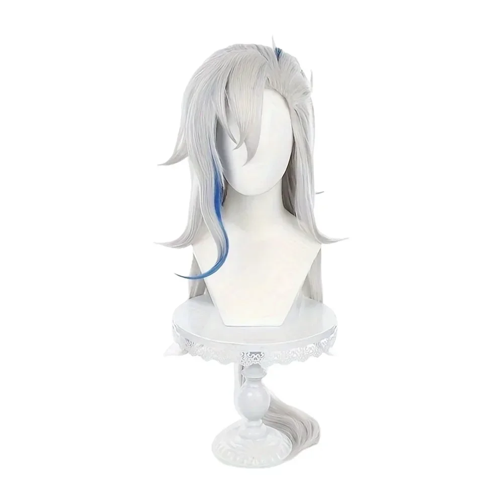 Neuvillette Wig Cosplay Wigs Anime Genshin Impact Men Heat Resistant Synthetic Hair Wig Party Festival