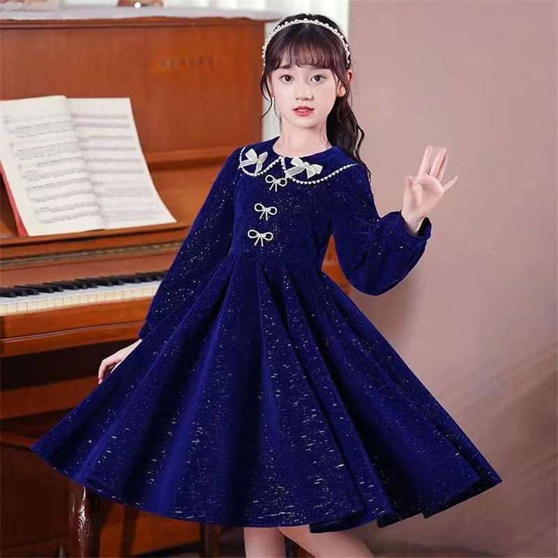 Children Princess Girls Party Wear Kids Christmas Dress Girl\'s Birthday Dress for Girl Wedding Banquet Clothes 4 6 8 10 12 Years