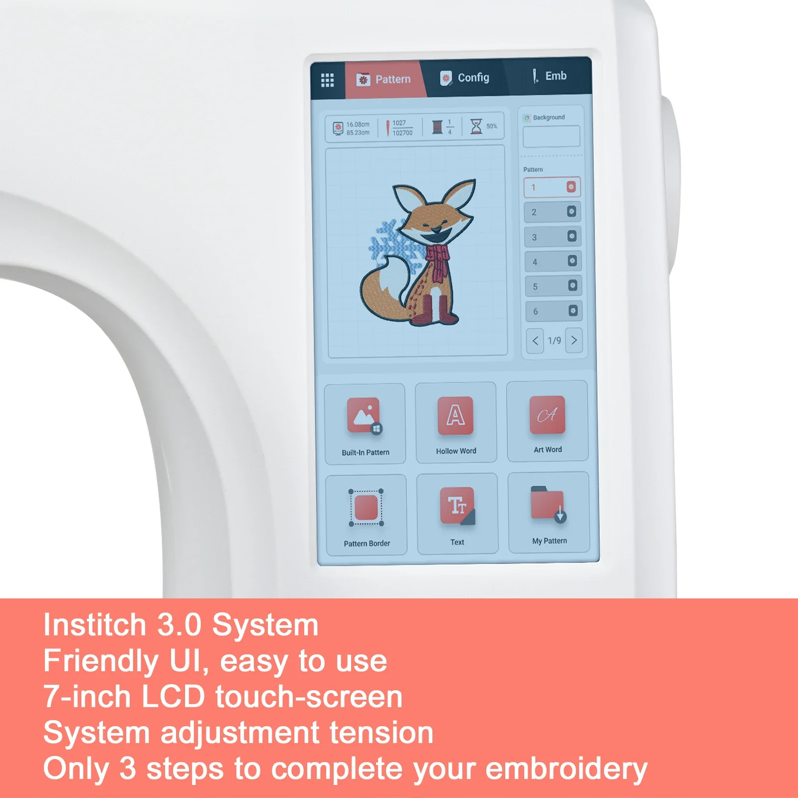 

[2026] Hot Sale ZC1- Household Domestic Computerized Embroidery Machine 1 Sewing Automatic Features Manual Embroidery