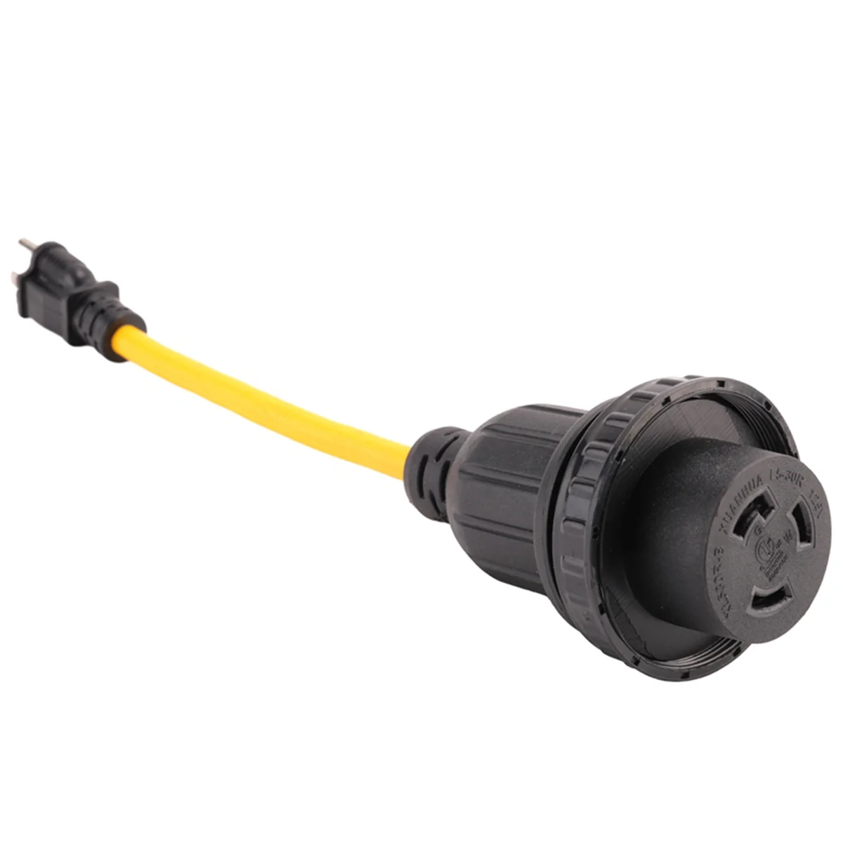 

Nema 5-15P Male to L5-30R Female Power Adapter Cord,Generator 30 Amp to 15Amp Household Adapter Cable US Plug G