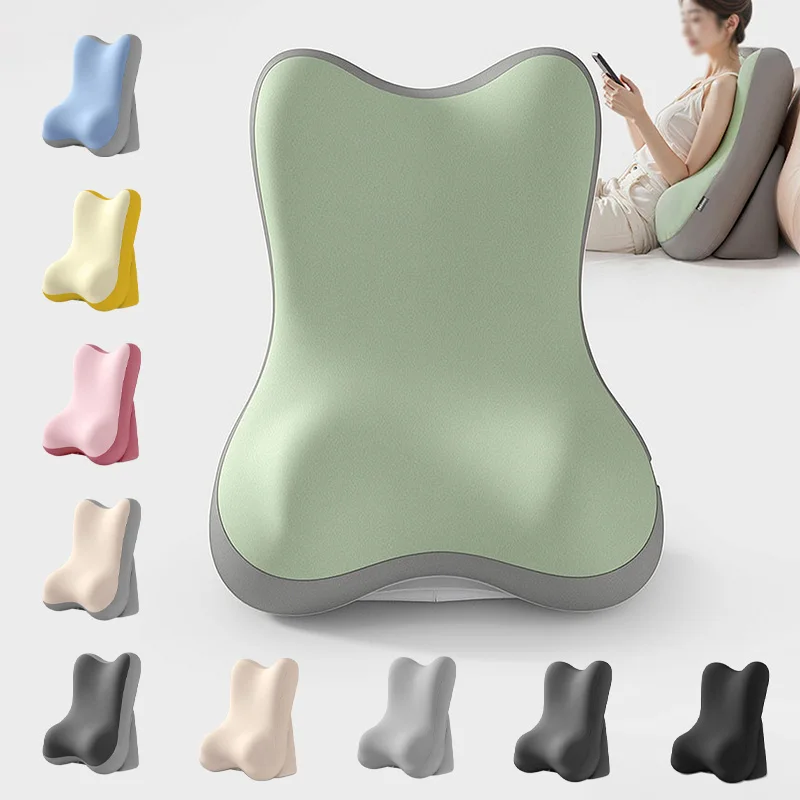 Adjustable Height Bed Back Support Pillow Ergonomic Waist Neck Support Reading Pillow Soft Lounge Cushion for Bed Sofa Bedroom