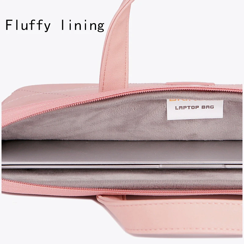 Waterproof Leather Bag For Women Men 2022 Matte PU Handbag 13 15 15.6 16 14 11 Laptop Bag Case For Macbook Huawei Mi HP Lenovo