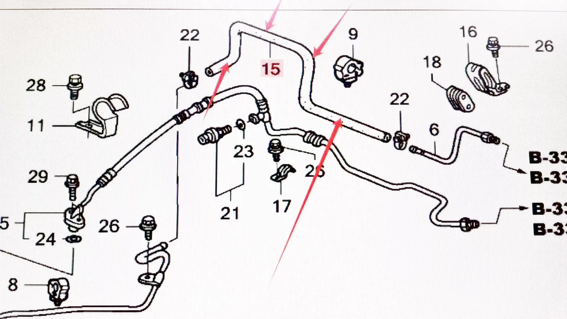 

53734-SDB-A01 Высокопроизводительный возвратный шланг гидроусилителя руля MEILENG — идеально подходит для HONDA Accord CM6 J3.0 2003-2007 гг.