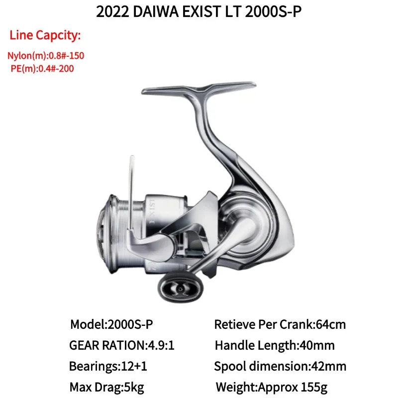 2022-2023 DAIWA EXIST LT EXIST PC LT EXIST SF Spinning Fishing