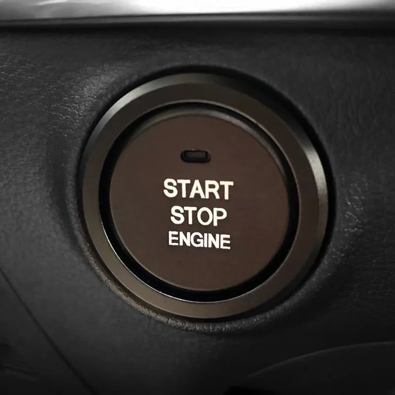 For Mazda 3 CX-30 CX-50 Car Engine One-Button Start Button Attached Ignition Trim Ring Personalized Interior Accessories