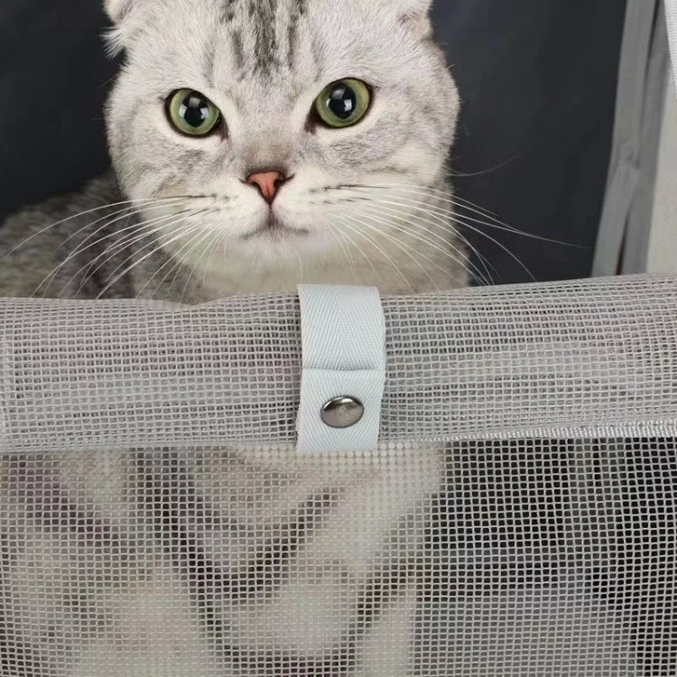 Bolsa de transporte mochila transpirable para gatos y perros pequeños - imagen 2
