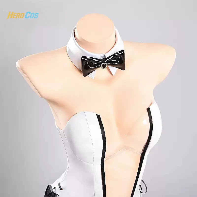Game Browndust2 Aynil Cosplay Costume Bunny Girl Jumpsuit Hallowmas Christmas Role Play Women HERO Cos view 3