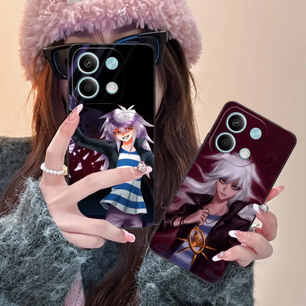 حافظة هاتف محمول Yugioh Yami Bakura لهاتف Xiaomi Redmi Note 14 13 12 11 S Pro Plus 4G 5G غطاء طباعة ملون هاتف ذكي جميل #4