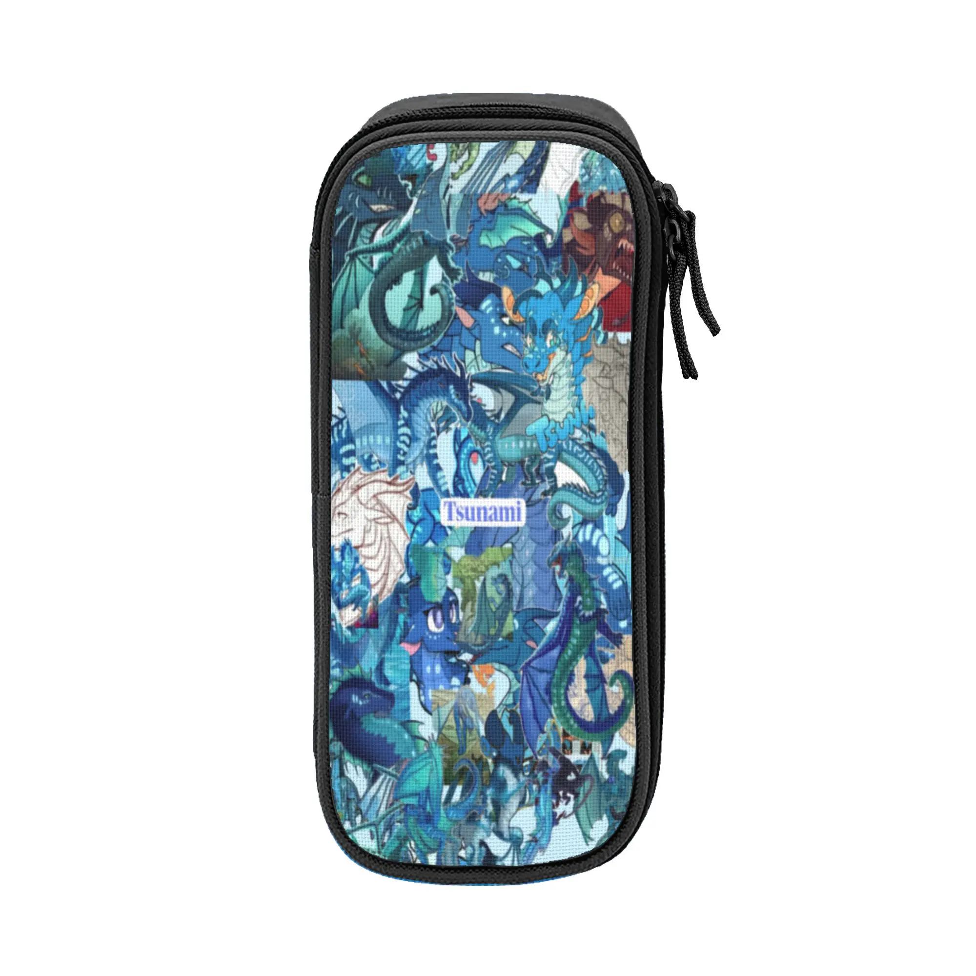 Fashion Wing Of Fire dragon Pencil Cases  Pencilcases Pen Holder for Girls Boys Big Capacity Bag Students School Zipper