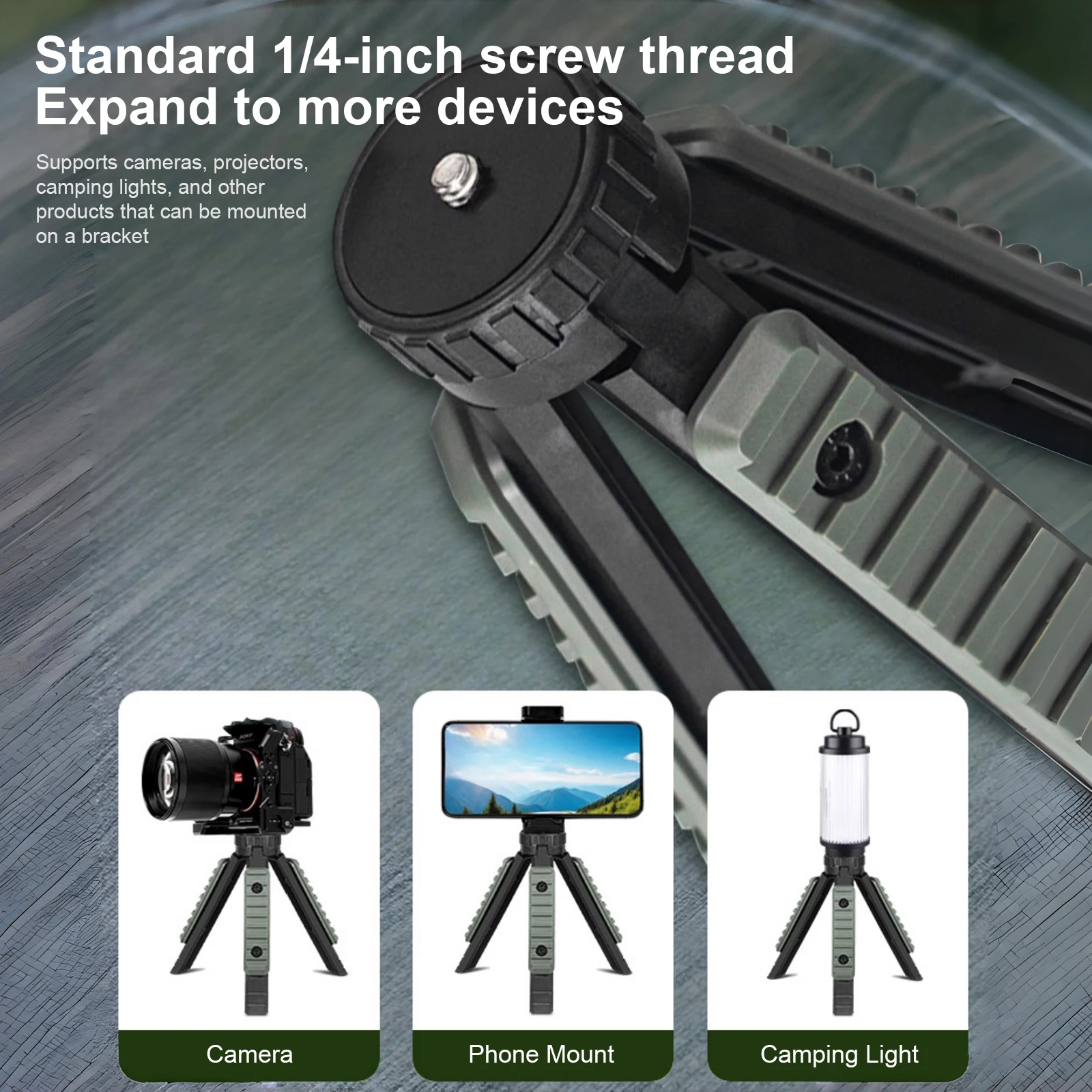 العالمي ترايبود طوي ترايبود صغير للهاتف حامل كاميرا المحمول الهاتف الذكي Monopod Tripe حامل جبل 1/4 ''الأخطبوط ترايبود