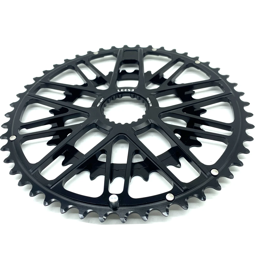 LEESE Direct Mount Double Chainring 48-32T/50-34T/52-36T/53-39T Narrow Wide Teeth For Sh1mano Crankset Road/Gravel Bike Parts