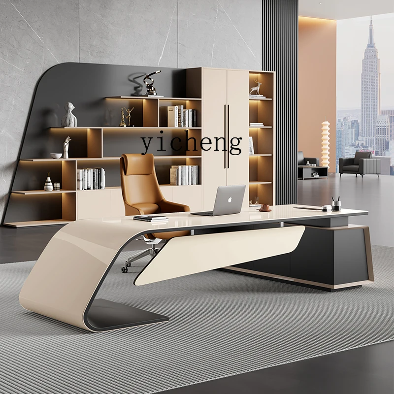 

TWR Office Executive Desk Light Роскошный высококачественный стильный большой письменный стол Шкаф для документов