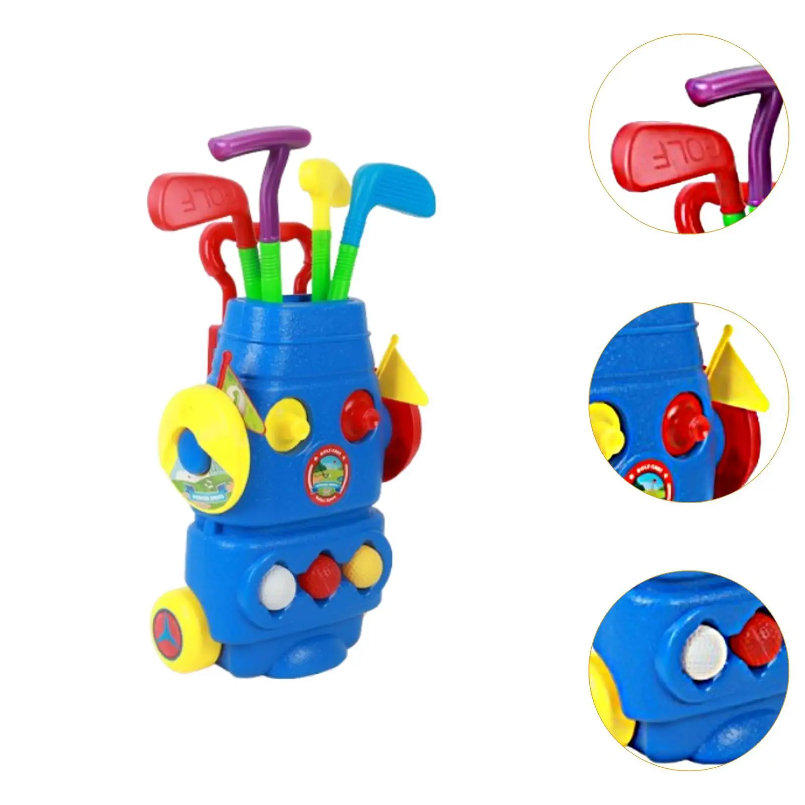 Golfset Draagbare golfspeelgoedsets voor 3, 4, 5, 6, 7, 8 jaar oud