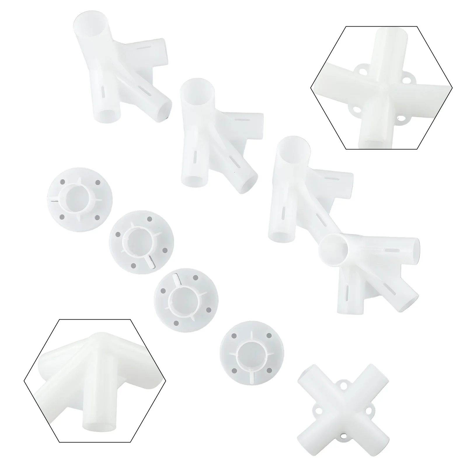 

Extend the Lifespan of Your For Gazebo Awning Tent with 9PCS Spare Parts Replace Feet Corner Center Connectors