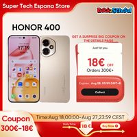 Honor 400 Smartphone 5g Snapdragon 7 Gen 3 Magicos9.0 200Mp Ultra-Clear Ai Camera 6.55'’ Amoled Display 6000Mah 80W Supercharge
