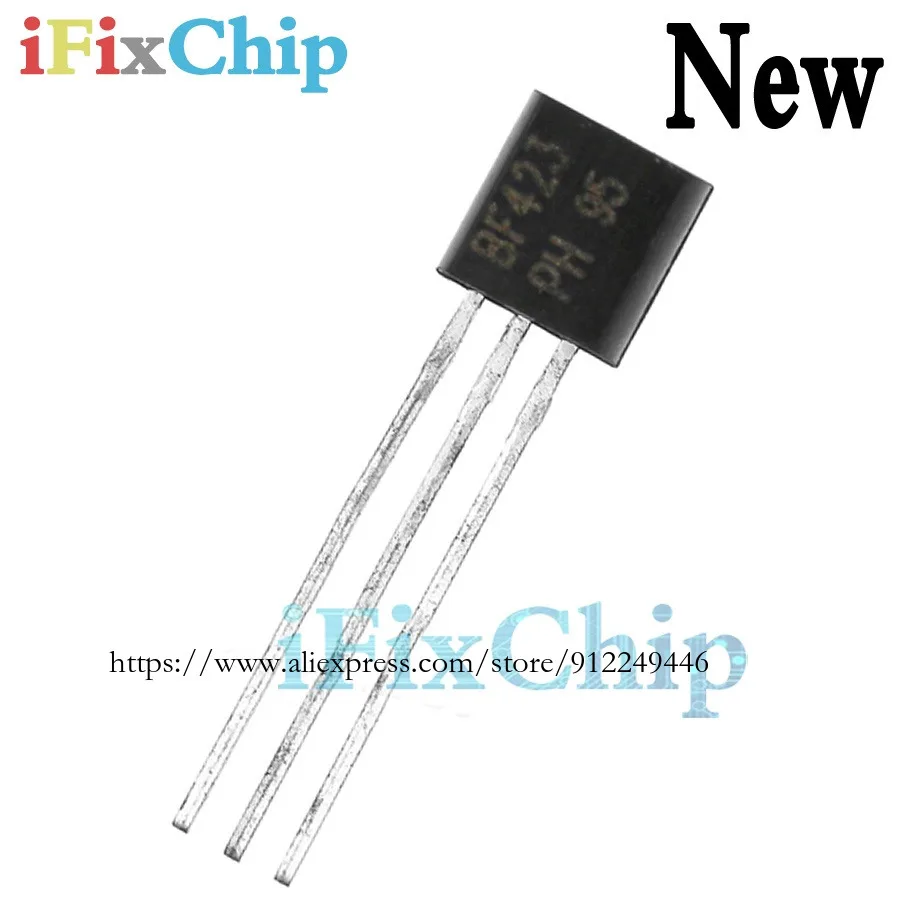 

100 шт. BF422 BD423 F422 F423 (50 шт. BF422 + 50 шт. BF423) по 50 шт. TO-92 Новый