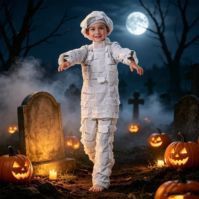 y5gc-fantasia-infantil-mumia-para-criancas-conjunto-macio-halloween-para-festa-fim-ano-dia-escolar-e-fotos