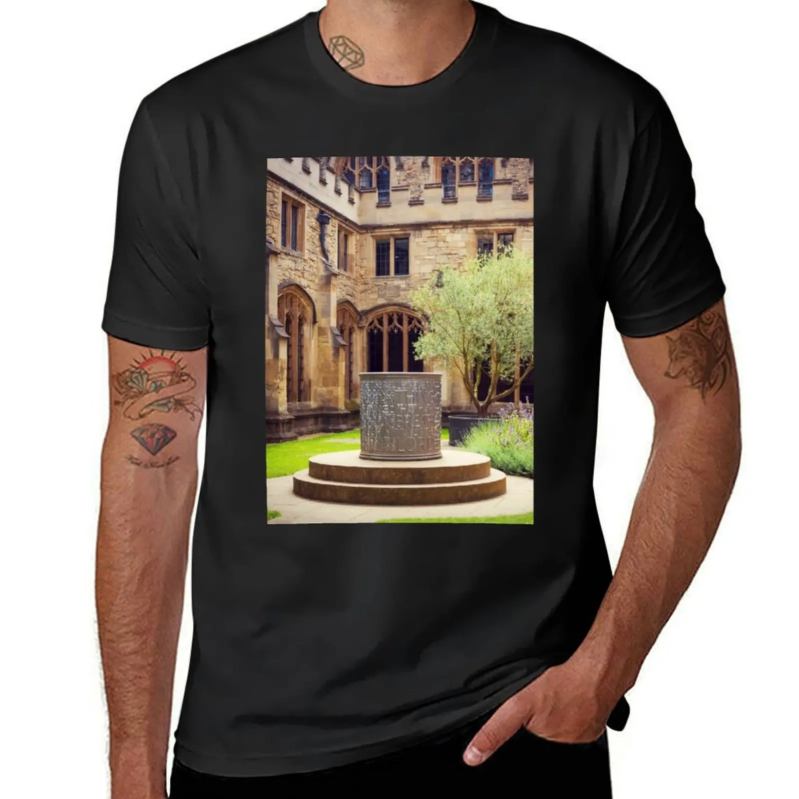 Cloister Garden T-Shirt shirts graphic tees sweat Short sleeve tee men