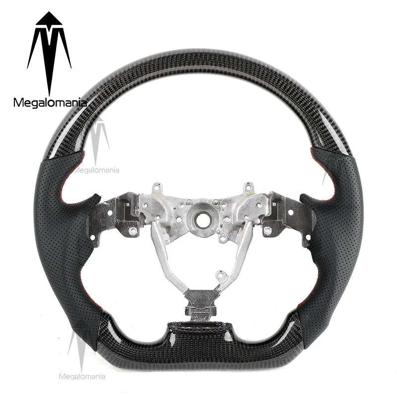 

Fit For Lexus IS250 IS350 IS350C RC LX570 GX460 RX350 ES GS RX LX RX NX ES RS LC CT200 GX CT UX Carbon Fiber Steering Wheel