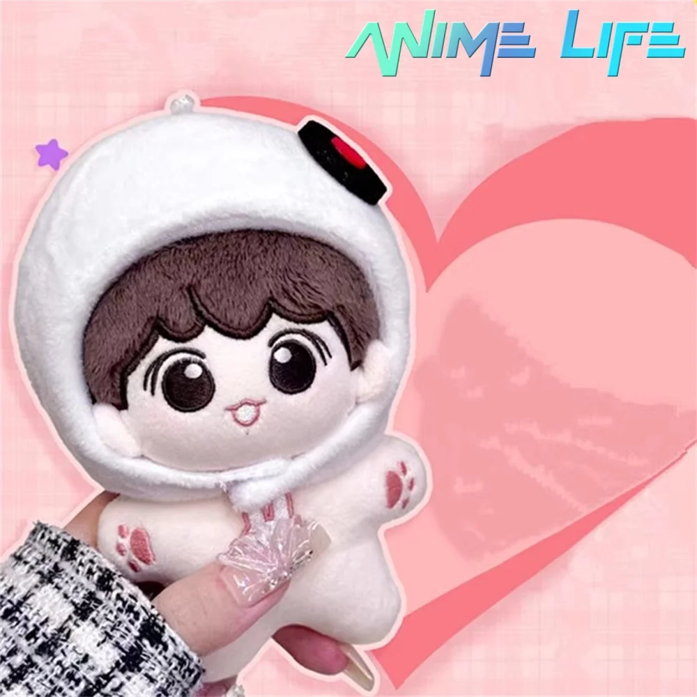 Plushie Kpop Star Jungkook JK Handsome Cool Boy Plush 10cm Doll Toy Body Stuffed Headwear Hat Cosplay Original Gift