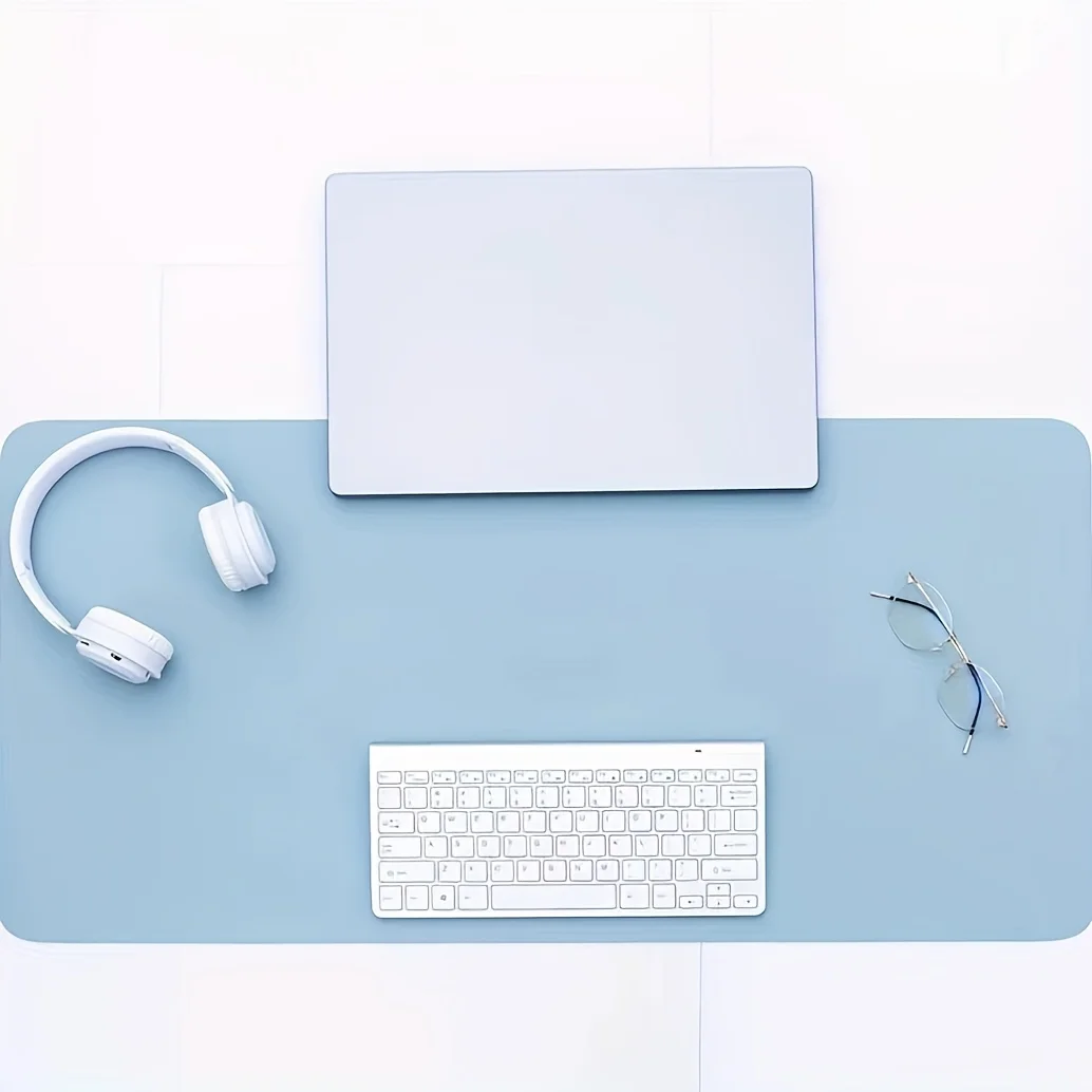 1pc Mouse Pad Desk Mat for Desk Solid Color Office Non-slip Base Learning mousemat PC Waterproof for Keyboard Desk Accessories