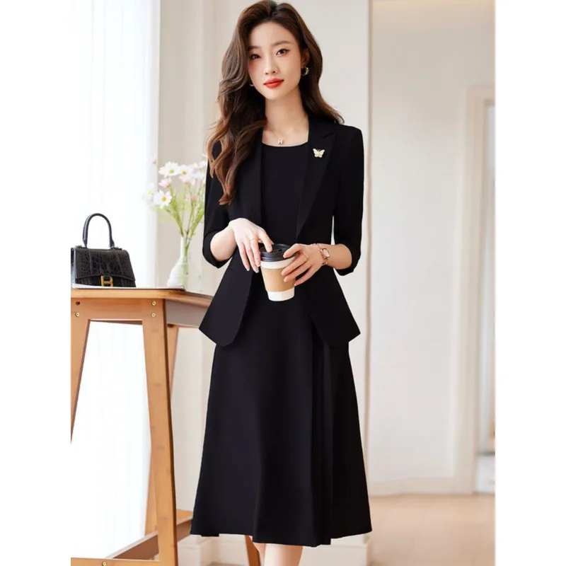 High Quality Small Suit Jacket For Women's Spring And Summer New Professional Attire Temperament Goddess Style Dress Elegant